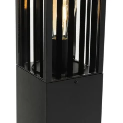 Moderne staande buitenlamp zwart 80 cm IP44 - Dijon