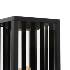 Moderne staande buitenlamp zwart 80 cm IP44 - Dijon