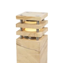 Moderne staande buitenlamp zandsteen 40 cm - Grumpy