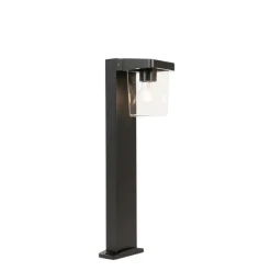 Moderne staande buitenlamp zwart 60 cm IP54 - Chimay