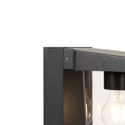 Moderne staande buitenlamp zwart 60 cm IP54 - Chimay