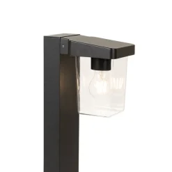 Moderne staande buitenlamp zwart 60 cm IP54 - Chimay