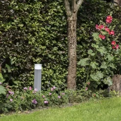 Moderne staande buitenlamp grijs 50 cm IP44 - Denmark