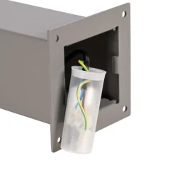 Moderne staande buitenlamp grijs 50 cm IP44 - Denmark