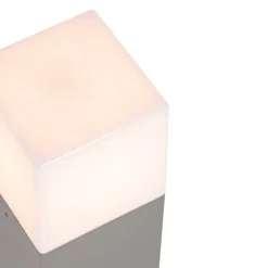 Moderne staande buitenlamp grijs 30 cm IP44 - Denmark