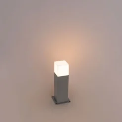 Moderne staande buitenlamp grijs 30 cm IP44 - Denmark