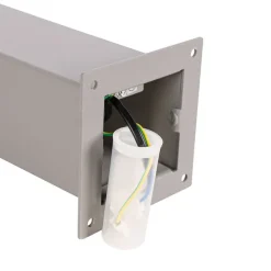 Moderne staande buitenlamp grijs 30 cm IP44 - Denmark