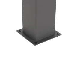 Moderne staande buitenlamp 50 cm donkergrijs IP44 - Denmark