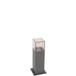 Moderne staande buitenlamp 30 cm donkergrijs IP44 - Denmark