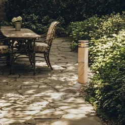 Moderne staande buitenlamp zandsteen 70 cm - Grumpy