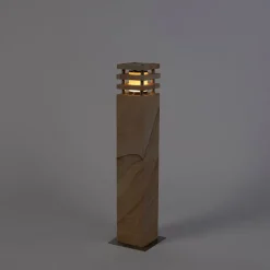 Moderne staande buitenlamp zandsteen 70 cm - Grumpy