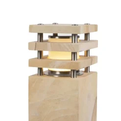 Moderne staande buitenlamp zandsteen 70 cm - Grumpy
