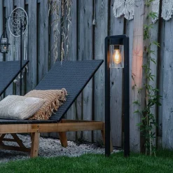 Moderne staande buitenlamp zwart IP44 - Jarra Balanco