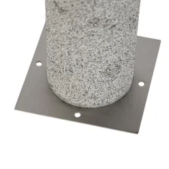 Moderne staande buitenlamp graniet 40 cm - Happy