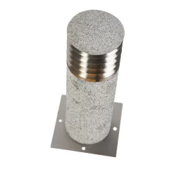 Moderne staande buitenlamp graniet 40 cm - Happy