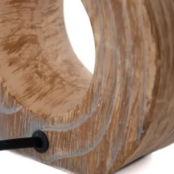 Moderne tafellamp beige incl. LED - Meau