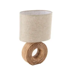 Moderne tafellamp beige incl. LED - Meau