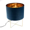 Moderne tafellamp blauw met goud - Rosalina