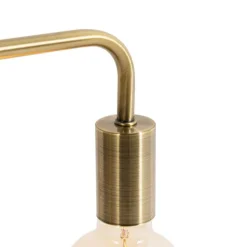 Moderne tafellamp brons - Facil