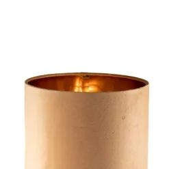 Moderne tafellamp geel met goud - Rosalina