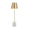 Moderne tafellamp goud 37 cm incl. LED dimbaar IP54 oplaadbaar - Topi