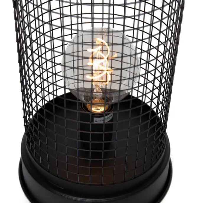 Moderne tafellamp grijs 52 cm - Horario