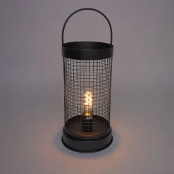 Moderne tafellamp grijs 52 cm - Horario