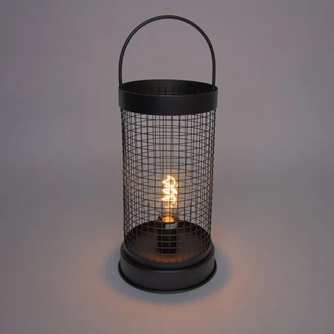 Moderne tafellamp grijs 52 cm - Horario