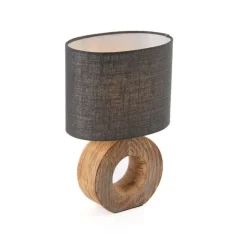 Moderne tafellamp grijs incl. LED - Meau