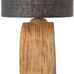 Moderne tafellamp grijs incl. LED - Meau