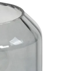 Moderne tafellamp messing met smoke glas - Stiklo