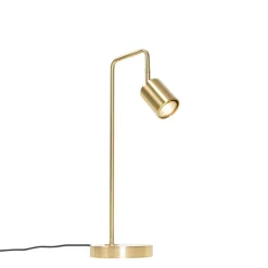 Moderne tafellamp messing verstelbaar - Java