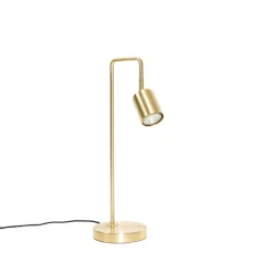 Moderne tafellamp messing verstelbaar - Java