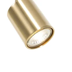 Moderne tafellamp messing verstelbaar - Java