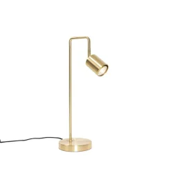 Moderne tafellamp messing verstelbaar - Java