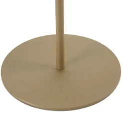 Moderne tafellamp mushroom goud met smoke glas incl. LED - Jent