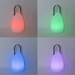 Moderne tafellamp RGBW oplaadbaar IP54 - Pion