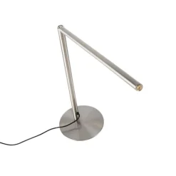 Moderne tafellamp staal met touch dimmer incl. LED - Douwe