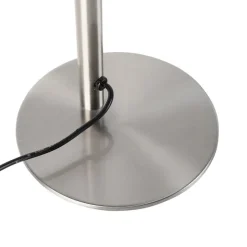 Moderne tafellamp staal met touch dimmer incl. LED - Douwe