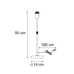 Moderne tafellamp staal verstelbaar - Parte
