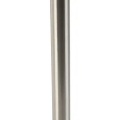 Moderne tafellamp staal zonder kap - Simplo