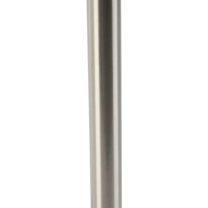 Moderne tafellamp staal zonder kap - Simplo