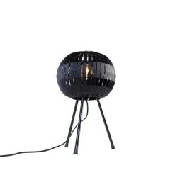 Moderne tafellamp tripod zwart - Zoë