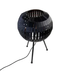 Moderne tafellamp tripod zwart - Zoë