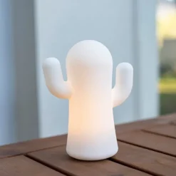 Moderne tafellamp wit incl. LED IP44 - Panchito