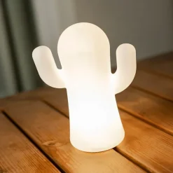 Moderne tafellamp wit incl. LED IP44 - Panchito