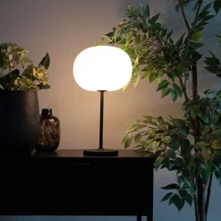 Moderne tafellamp wit oplaadbaar - Maloi