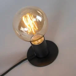 Moderne tafellamp zwart - Facil