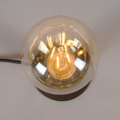 Moderne tafellamp zwart - Facil