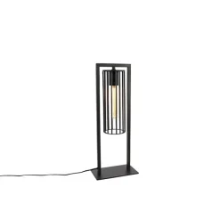 Moderne tafellamp zwart - Balenco Wazo